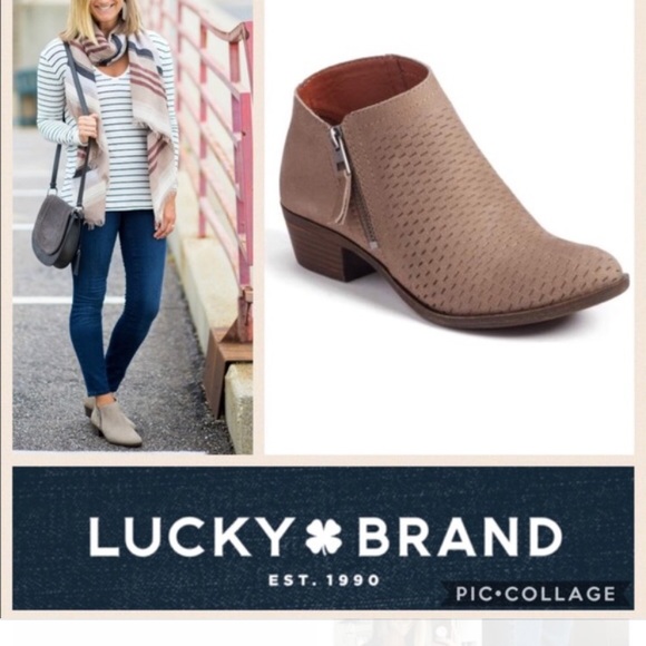 Lucky Brand Shoes - Lucky Brand Brielley Asymmetrical Ankle tan bootie